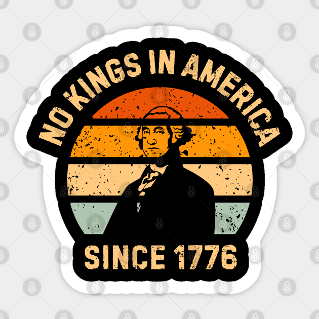 No-Kings Sticker by Creatifly Graphic Tees